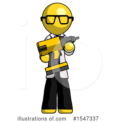 Royalty-Free (RF) Yellow  Design Mascot Clipart Illustration by Leo Blanchette - Stock Sample #1547337