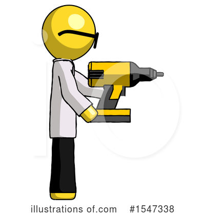 Royalty-Free (RF) Yellow  Design Mascot Clipart Illustration by Leo Blanchette - Stock Sample #1547338
