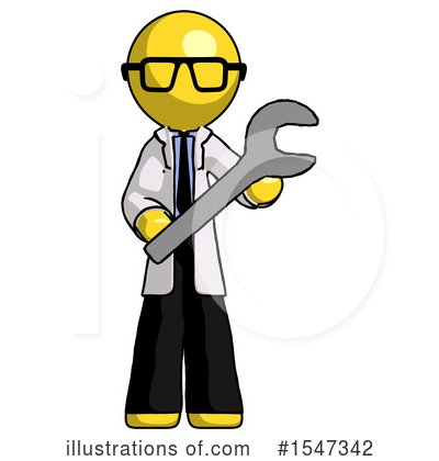 Royalty-Free (RF) Yellow  Design Mascot Clipart Illustration by Leo Blanchette - Stock Sample #1547342