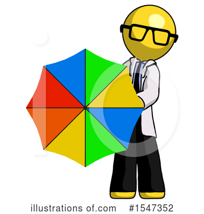 Royalty-Free (RF) Yellow  Design Mascot Clipart Illustration by Leo Blanchette - Stock Sample #1547352