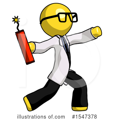 Royalty-Free (RF) Yellow  Design Mascot Clipart Illustration by Leo Blanchette - Stock Sample #1547378