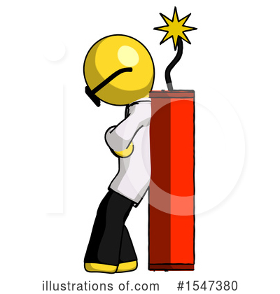 Royalty-Free (RF) Yellow  Design Mascot Clipart Illustration by Leo Blanchette - Stock Sample #1547380