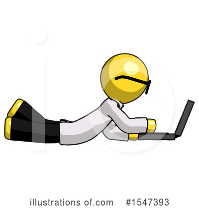 Royalty-Free (RF) Yellow  Design Mascot Clipart Illustration by Leo Blanchette - Stock Sample #1547393