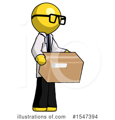 Royalty-Free (RF) Yellow  Design Mascot Clipart Illustration by Leo Blanchette - Stock Sample #1547394