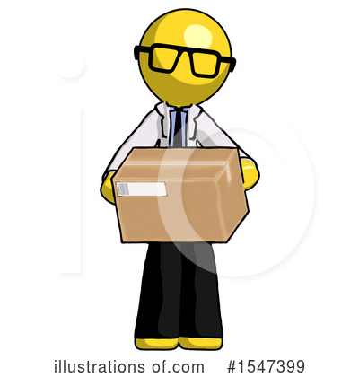 Royalty-Free (RF) Yellow  Design Mascot Clipart Illustration by Leo Blanchette - Stock Sample #1547399