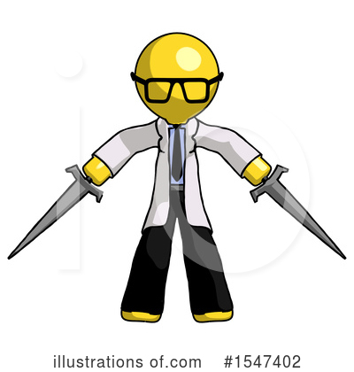 Royalty-Free (RF) Yellow  Design Mascot Clipart Illustration by Leo Blanchette - Stock Sample #1547402