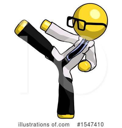 Royalty-Free (RF) Yellow  Design Mascot Clipart Illustration by Leo Blanchette - Stock Sample #1547410