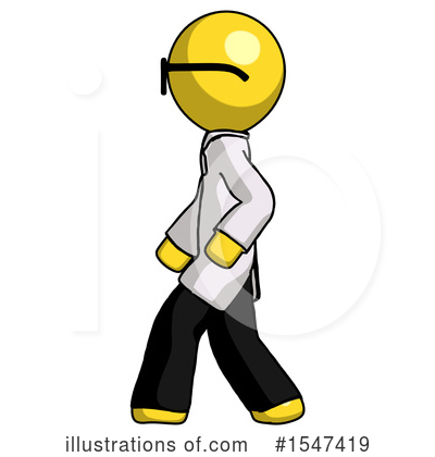Royalty-Free (RF) Yellow  Design Mascot Clipart Illustration by Leo Blanchette - Stock Sample #1547419