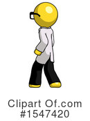 Yellow  Design Mascot Clipart #1547420 by Leo Blanchette