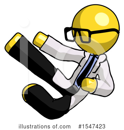 Royalty-Free (RF) Yellow  Design Mascot Clipart Illustration by Leo Blanchette - Stock Sample #1547423