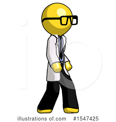 Royalty-Free (RF) Yellow  Design Mascot Clipart Illustration by Leo Blanchette - Stock Sample #1547425