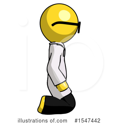 Royalty-Free (RF) Yellow  Design Mascot Clipart Illustration by Leo Blanchette - Stock Sample #1547442