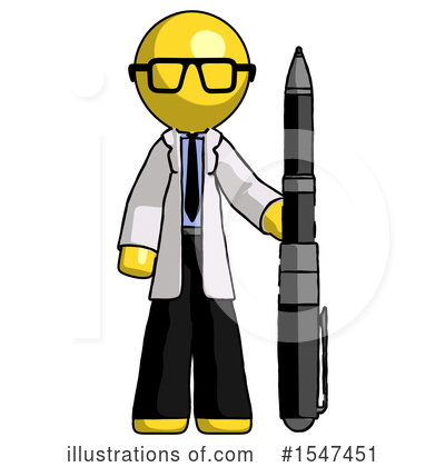 Royalty-Free (RF) Yellow  Design Mascot Clipart Illustration by Leo Blanchette - Stock Sample #1547451