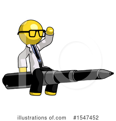 Royalty-Free (RF) Yellow  Design Mascot Clipart Illustration by Leo Blanchette - Stock Sample #1547452