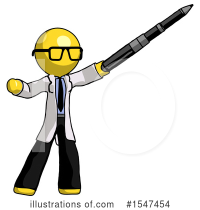 Royalty-Free (RF) Yellow  Design Mascot Clipart Illustration by Leo Blanchette - Stock Sample #1547454
