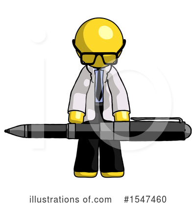 Royalty-Free (RF) Yellow  Design Mascot Clipart Illustration by Leo Blanchette - Stock Sample #1547460