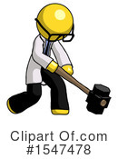 Yellow  Design Mascot Clipart #1547478 by Leo Blanchette