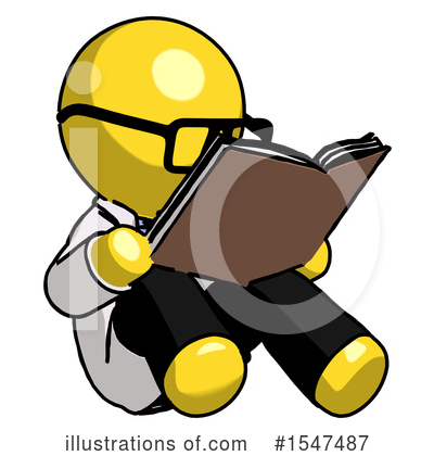Royalty-Free (RF) Yellow  Design Mascot Clipart Illustration by Leo Blanchette - Stock Sample #1547487