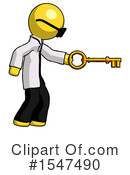 Yellow  Design Mascot Clipart #1547490 by Leo Blanchette