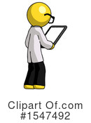 Yellow  Design Mascot Clipart #1547492 by Leo Blanchette