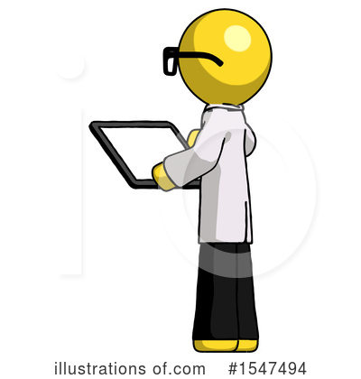 Royalty-Free (RF) Yellow  Design Mascot Clipart Illustration by Leo Blanchette - Stock Sample #1547494