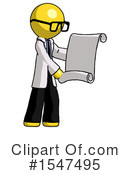 Yellow  Design Mascot Clipart #1547495 by Leo Blanchette
