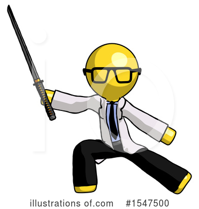 Royalty-Free (RF) Yellow  Design Mascot Clipart Illustration by Leo Blanchette - Stock Sample #1547500