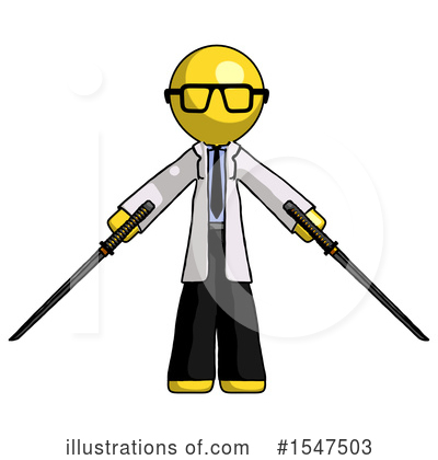 Royalty-Free (RF) Yellow  Design Mascot Clipart Illustration by Leo Blanchette - Stock Sample #1547503