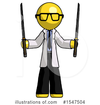 Royalty-Free (RF) Yellow  Design Mascot Clipart Illustration by Leo Blanchette - Stock Sample #1547504