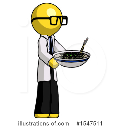 Royalty-Free (RF) Yellow  Design Mascot Clipart Illustration by Leo Blanchette - Stock Sample #1547511