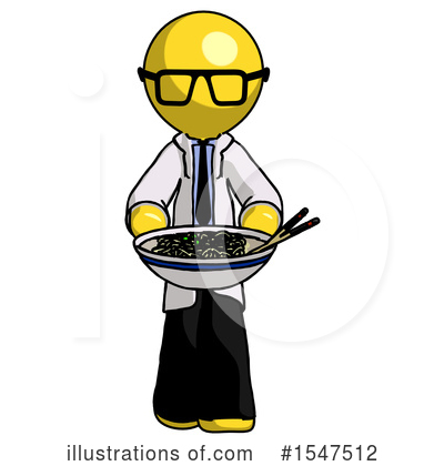 Royalty-Free (RF) Yellow  Design Mascot Clipart Illustration by Leo Blanchette - Stock Sample #1547512