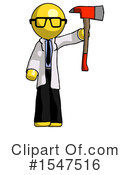 Yellow  Design Mascot Clipart #1547516 by Leo Blanchette