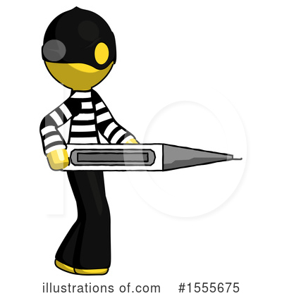 Royalty-Free (RF) Yellow  Design Mascot Clipart Illustration by Leo Blanchette - Stock Sample #1555675