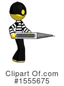 Yellow  Design Mascot Clipart #1555675 by Leo Blanchette
