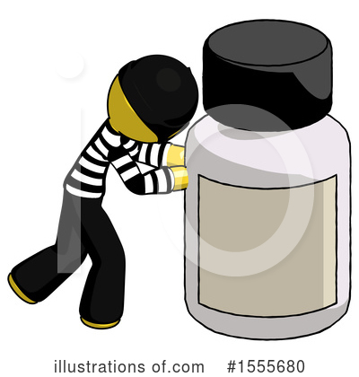 Royalty-Free (RF) Yellow  Design Mascot Clipart Illustration by Leo Blanchette - Stock Sample #1555680