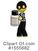 Yellow  Design Mascot Clipart #1555682 by Leo Blanchette