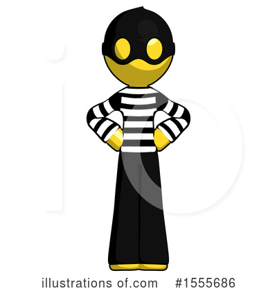 Royalty-Free (RF) Yellow  Design Mascot Clipart Illustration by Leo Blanchette - Stock Sample #1555686