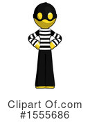 Yellow  Design Mascot Clipart #1555686 by Leo Blanchette