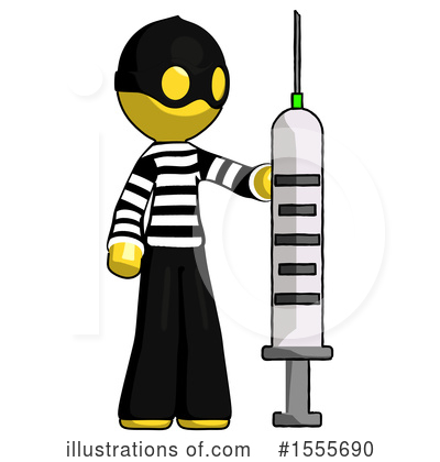 Royalty-Free (RF) Yellow Design Mascot Clipart Illustration by Leo Blanchette - Stock Sample #1555690