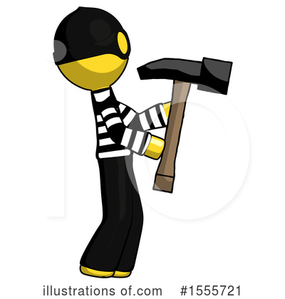 Royalty-Free (RF) Yellow  Design Mascot Clipart Illustration by Leo Blanchette - Stock Sample #1555721