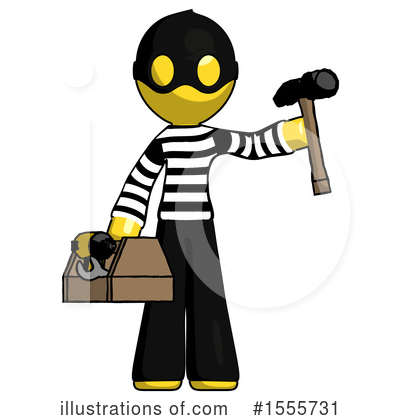 Royalty-Free (RF) Yellow  Design Mascot Clipart Illustration by Leo Blanchette - Stock Sample #1555731