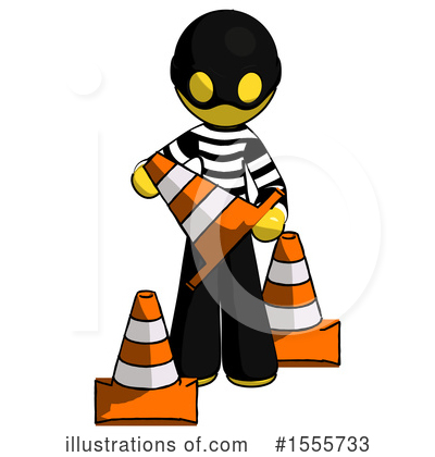 Royalty-Free (RF) Yellow  Design Mascot Clipart Illustration by Leo Blanchette - Stock Sample #1555733