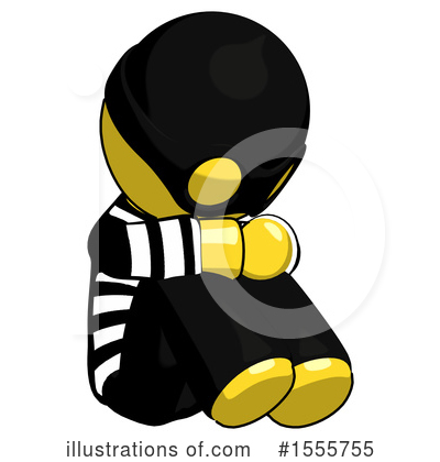 Royalty-Free (RF) Yellow  Design Mascot Clipart Illustration by Leo Blanchette - Stock Sample #1555755