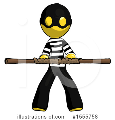 Royalty-Free (RF) Yellow  Design Mascot Clipart Illustration by Leo Blanchette - Stock Sample #1555758