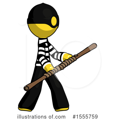 Royalty-Free (RF) Yellow  Design Mascot Clipart Illustration by Leo Blanchette - Stock Sample #1555759