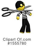 Yellow  Design Mascot Clipart #1555780 by Leo Blanchette