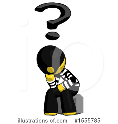 Royalty-Free (RF) Yellow  Design Mascot Clipart Illustration by Leo Blanchette - Stock Sample #1555785