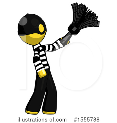 Royalty-Free (RF) Yellow  Design Mascot Clipart Illustration by Leo Blanchette - Stock Sample #1555788