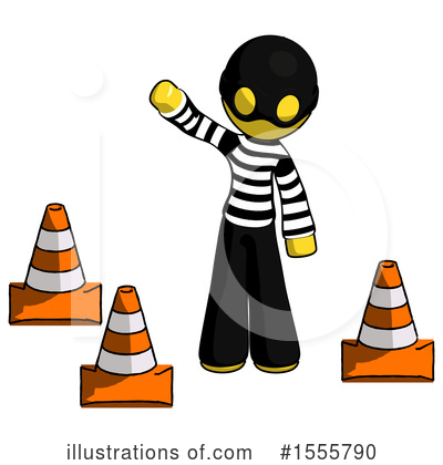 Royalty-Free (RF) Yellow  Design Mascot Clipart Illustration by Leo Blanchette - Stock Sample #1555790