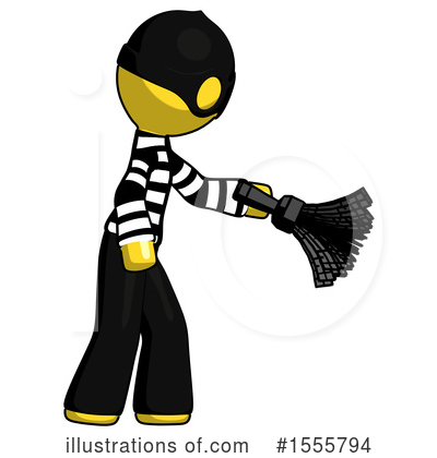 Royalty-Free (RF) Yellow  Design Mascot Clipart Illustration by Leo Blanchette - Stock Sample #1555794